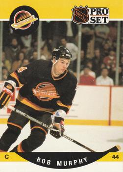 #546 Rob Murphy - Vancouver Canucks - 1990-91 Pro Set Hockey