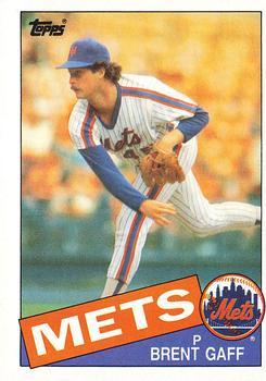 #546 Brent Gaff - New York Mets - 1985 Topps Baseball