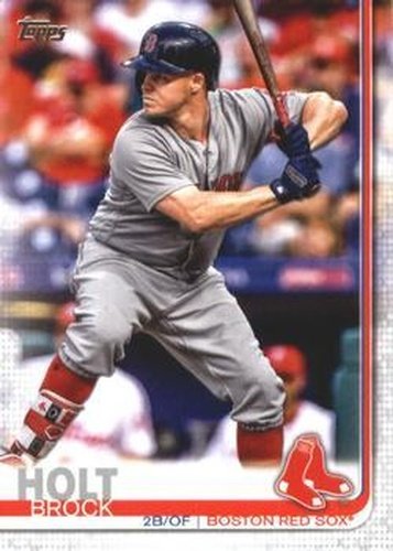 #546 Brock Holt - Boston Red Sox - 2019 Topps Baseball