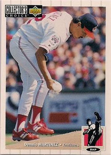 #546 Dennis Martinez - Cleveland Indians - 1994 Collector's Choice Baseball