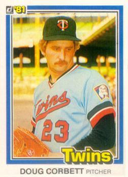 #546 Doug Corbett - Minnesota Twins - 1981 Donruss Baseball