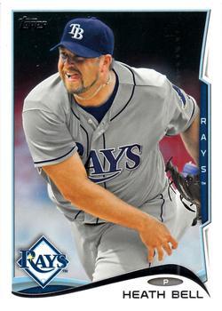 #546 Heath Bell - Tampa Bay Rays - 2014 Topps Baseball