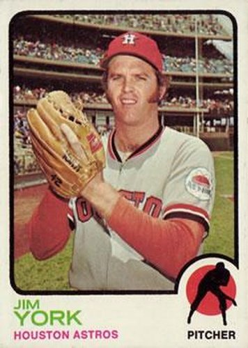 #546 Jim York - Houston Astros - 1973 Topps Baseball