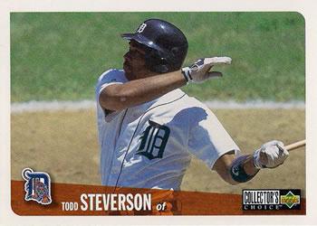 #546 Todd Steverson - Detroit Tigers - 1996 Collector's Choice Baseball