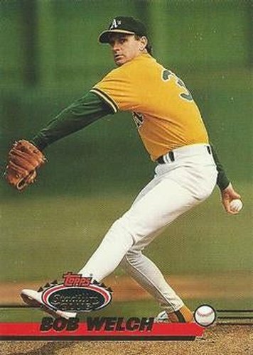 #546 Bob Welch - Oakland Athletics - 1993 Stadium Club Baseball