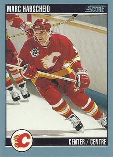 #546 Marc Habscheid - Calgary Flames - 1992-93 Score Canadian Hockey