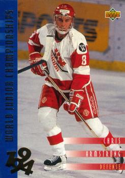 #546 Chris Armstrong - Canada - 1993-94 Upper Deck Hockey