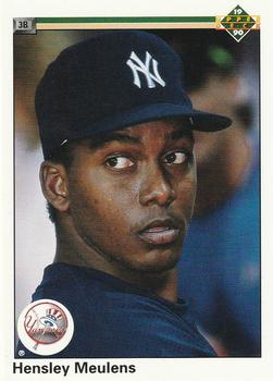 #546 Hensley Meulens - New York Yankees - 1990 Upper Deck Baseball