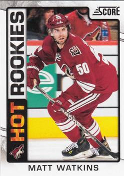 #546 Matt Watkins - Phoenix Coyotes - 2012-13 Score Hockey