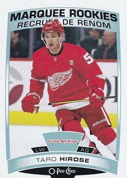 #546b Taro Hirose - Detroit Red Wings - 2019-20 O-Pee-Chee Hockey