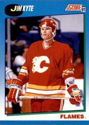 #547 Jim Kyte - Calgary Flames - 1991-92 Score Canadian Hockey