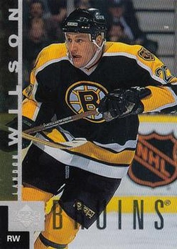 #10 Landon Wilson - Boston Bruins - 1997-98 Upper Deck Hockey