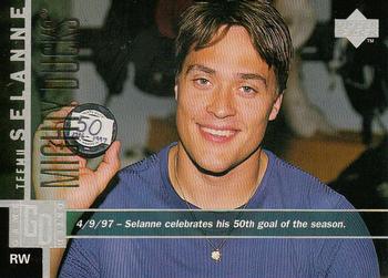 #1 Teemu Selanne - Anaheim Mighty Ducks - 1997-98 Upper Deck Hockey