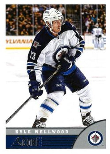 #547 Kyle Wellwood - Winnipeg Jets - 2013-14 Score Hockey