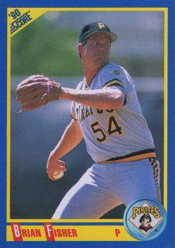 #547 Brian Fisher - Pittsburgh Pirates - 1990 Score Baseball
