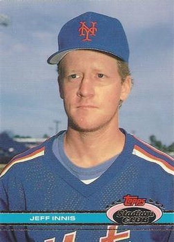 #547 Jeff Innis - New York Mets - 1991 Stadium Club Baseball