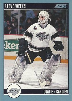 #547 Steve Weeks - Los Angeles Kings - 1992-93 Score Canadian Hockey
