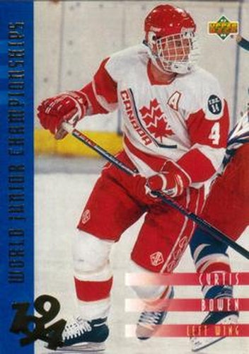 #547 Curtis Bowen - Canada - 1993-94 Upper Deck Hockey