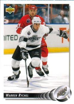 #547 Warren Rychel - Los Angeles Kings - 1992-93 Upper Deck Hockey