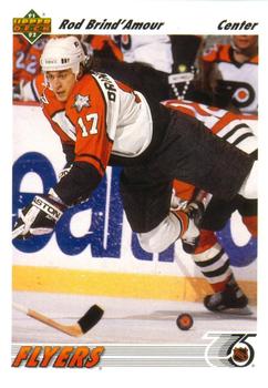 #547 Rod Brind'Amour - Philadelphia Flyers - 1991-92 Upper Deck Hockey