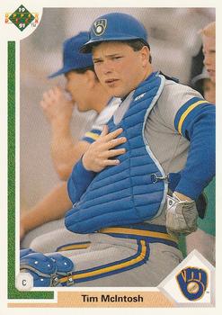#547 Tim McIntosh - Milwaukee Brewers - 1991 Upper Deck Baseball