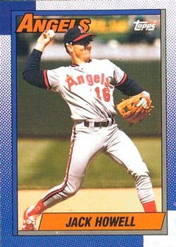 #547 Jack Howell - California Angels - 1990 O-Pee-Chee Baseball