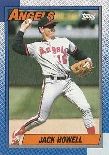 #547 Jack Howell - California Angels - 1990 Topps Baseball
