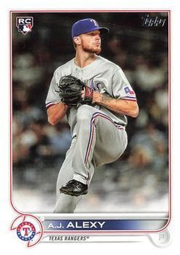 #547 A.J. Alexy - Texas Rangers - 2022 Topps Baseball