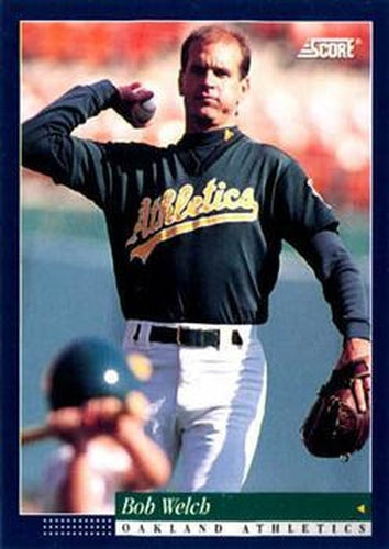 #547 Bob Welch - Oakland Athletics -1994 Score Baseball