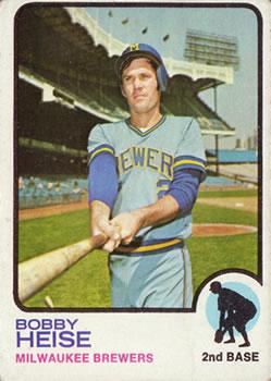 #547 Bobby Heise - Milwaukee Brewers - 1973 Topps Baseball