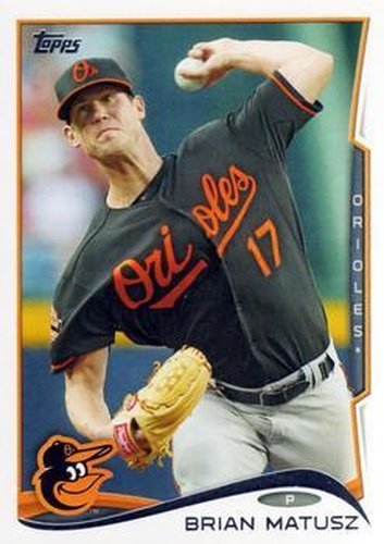 #547 Brian Matusz - Baltimore Orioles - 2014 Topps Baseball