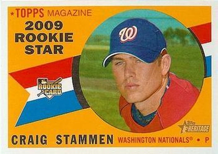 #547 Craig Stammen - Washington Nationals - 2009 Topps Heritage Baseball