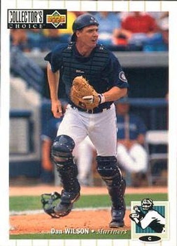 #547 Dan Wilson - Seattle Mariners - 1994 Collector's Choice Baseball