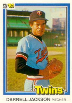 #547 Darrell Jackson - Minnesota Twins - 1981 Donruss Baseball