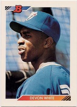 #547 Devon White - Toronto Blue Jays - 1992 Bowman Baseball