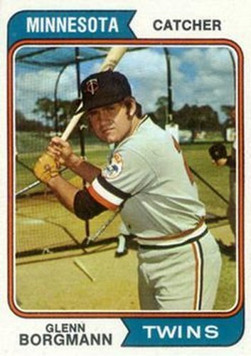 #547 Glenn Borgmann - Minnesota Twins - 1974 Topps Baseball