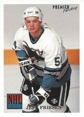 #547 Jeff Friesen - San Jose Sharks - 1994-95 Topps Premier Hockey