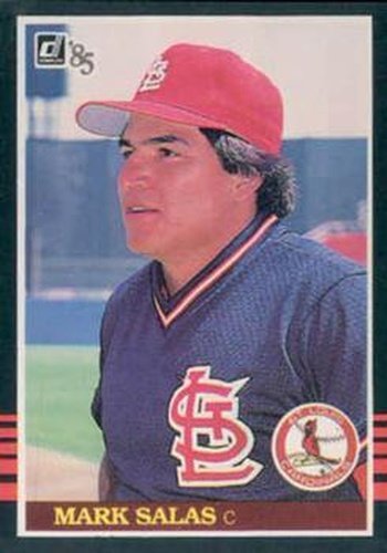 #547 Mark Salas - St. Louis Cardinals - 1985 Donruss Baseball