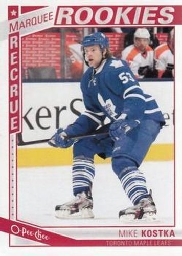 #547 Mike Kostka - Toronto Maple Leafs - 2013-14 O-Pee-Chee Hockey