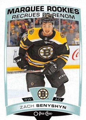 #547 Zach Senyshyn - Boston Bruins - 2019-20 O-Pee-Chee Hockey