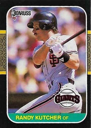 #547 Randy Kutcher - San Francisco Giants - 1987 Donruss Baseball