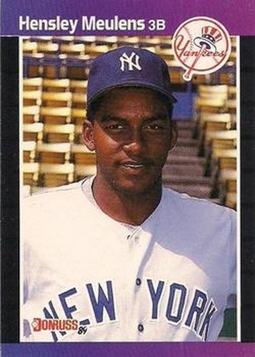 #547 Hensley Meulens - New York Yankees - 1989 Donruss Baseball