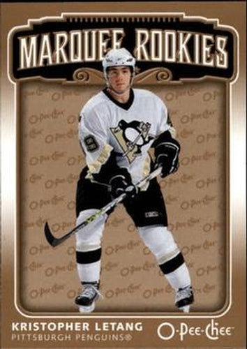 #547 Kristopher Letang - Pittsburgh Penguins - 2006-07 O-Pee-Chee Hockey