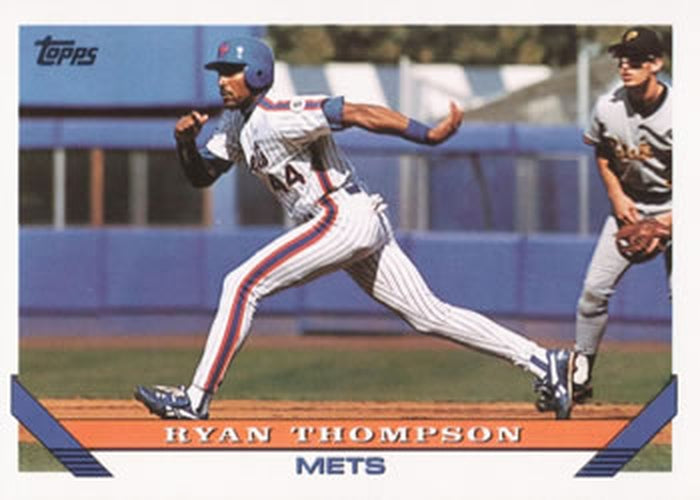 #547 Ryan Thompson - New York Mets - 1993 Topps Baseball