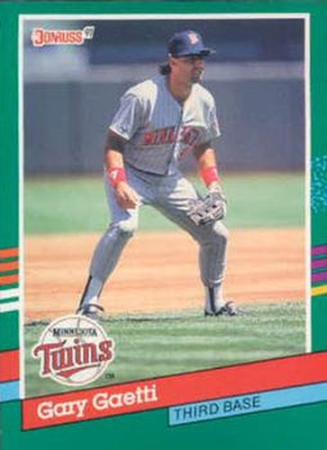 #547 Gary Gaetti - Minnesota Twins - 1991 Donruss Baseball