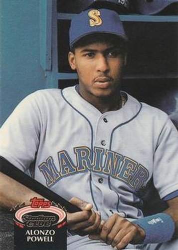 #547 Alonzo Powell - Seattle Mariners - 1992 Stadium Club Baseball