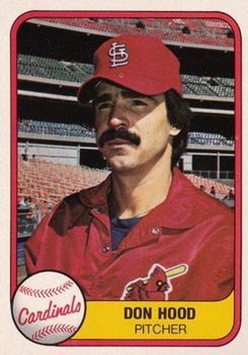 #547b Don Hood - St. Louis Cardinals - 1981 Fleer Baseball