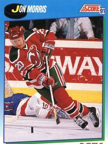 #548 Jon Morris - New Jersey Devils - 1991-92 Score Canadian Hockey