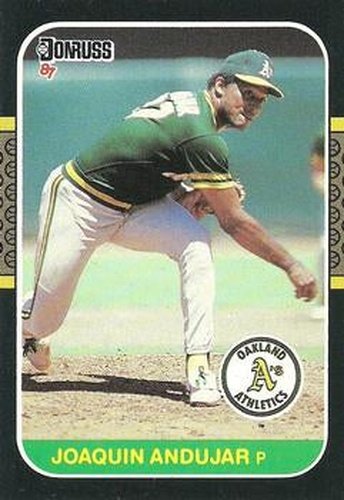 #548 Joaquin Andujar - Oakland Athletics - 1987 Donruss Baseball