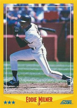 #548 Eddie Milner - San Francisco Giants - 1988 Score Baseball